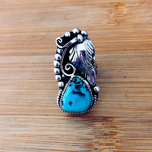 Silver Ray Jewelry - $184  Signed Vintage Navajo Estate Ring By Silver Ray  Marked S. Ray STERLING